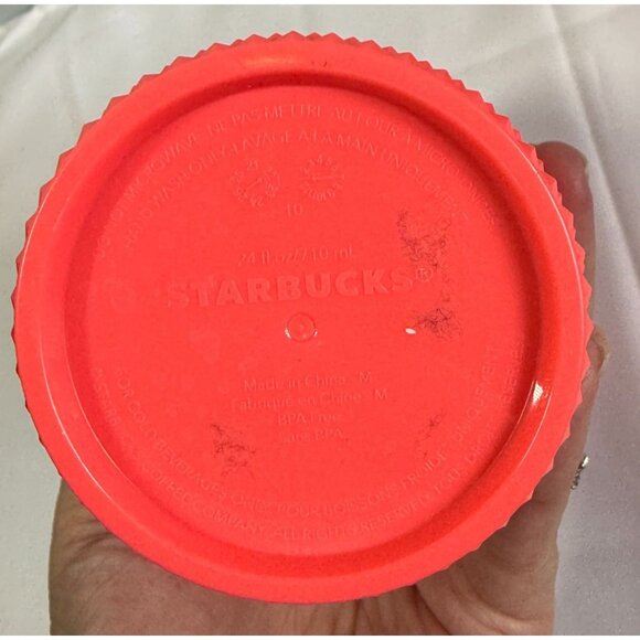 Starbucks Summer 2022 Release Dragonfruit Venti Studded Cold Cup 24oz - Picture 7 of 7